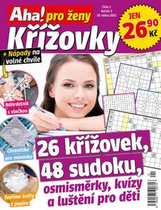 Aha! pro ženy křížovky 1/2025