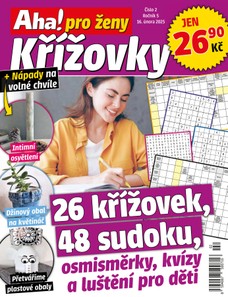 Aha! pro ženy křížovky 2/2025