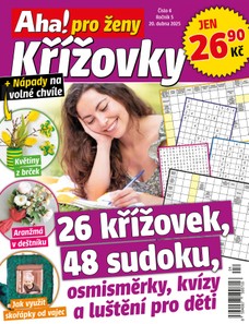 Aha! pro ženy křížovky 4/2025