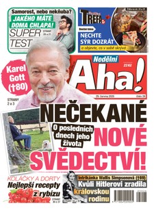 NEDĚLNÍ AHA! - 29.06.2025