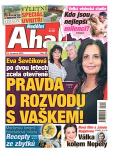 NEDĚLNÍ AHA! - 13.07.2025