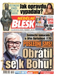 NEDĚLNÍ BLESK - 13.07.2025