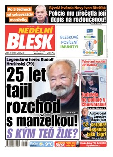 NEDĚLNÍ BLESK - 26.10.2025