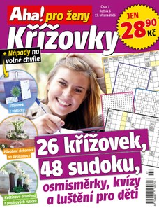Aha! pro ženy křížovky 3/2026