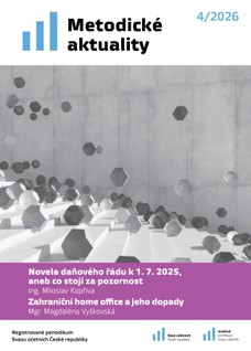 Metodické aktuality Svazu účetních č. 4/2026