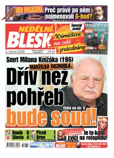 NEDĚLNÍ BLESK - 02.08.2026