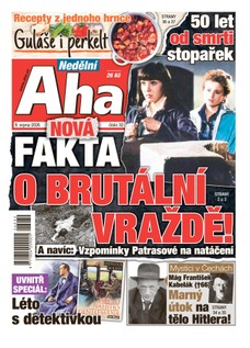 NEDĚLNÍ AHA! - 09.08.2026