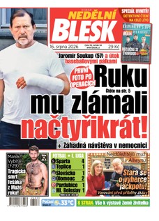 NEDĚLNÍ BLESK - 16.08.2026
