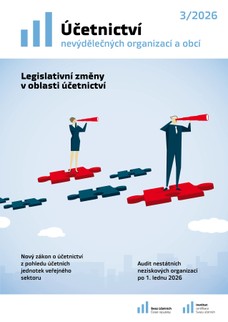 Účetnictví nevýdělečných organizací a obcí č. 3/2026