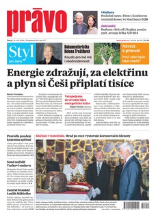 Deník Právo - 15.9.2026