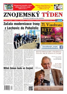 Znojemský týden 39/2026