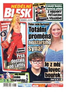 NEDĚLNÍ BLESK - 27.09.2026