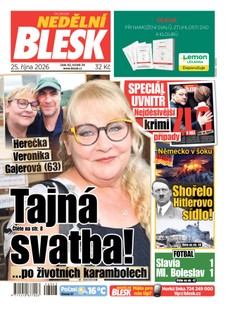 NEDĚLNÍ BLESK - 25.10.2026