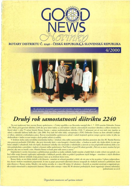 Rotary Good News č. 4 / 2000