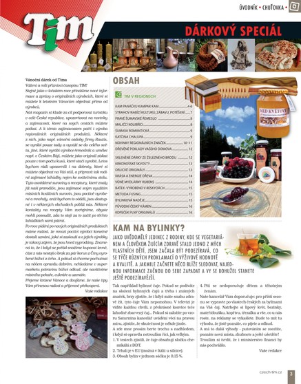 Dárkový speciál magazínu TIM