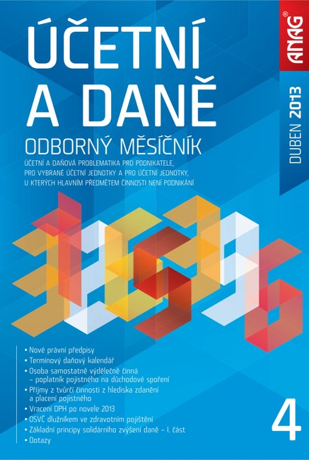 Účetní a daně 4/2013