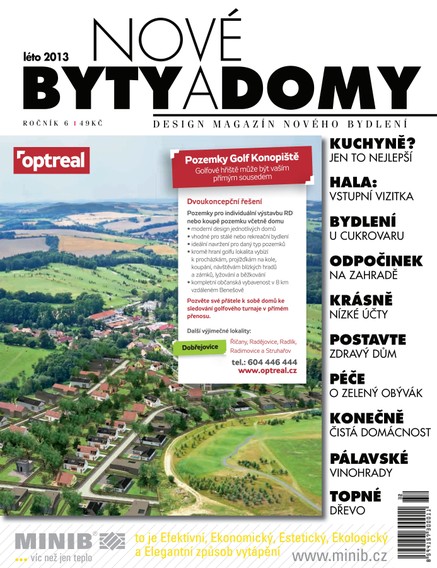 Nové BYTY A DOMY - Léto 2013