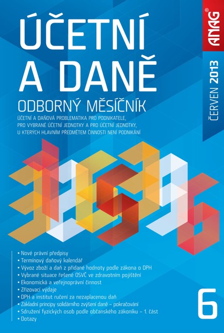 Účetní a daně 6/2013