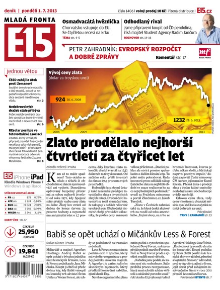 E15 1. 7. 2013