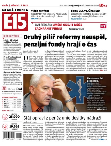 E15 3. 7. 2013