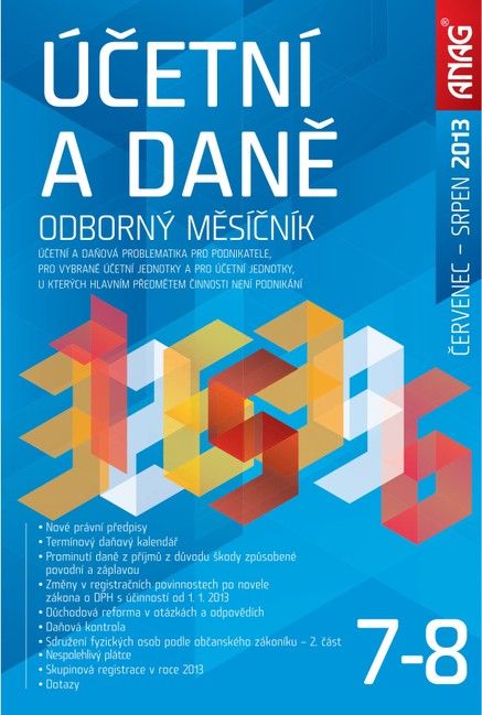 Účetní a daně 7–8/2013