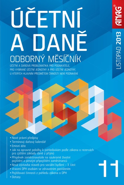Účetní a daně 11/2013