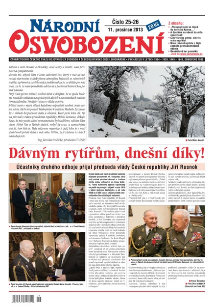 Národní Osvobození 25-26/2013