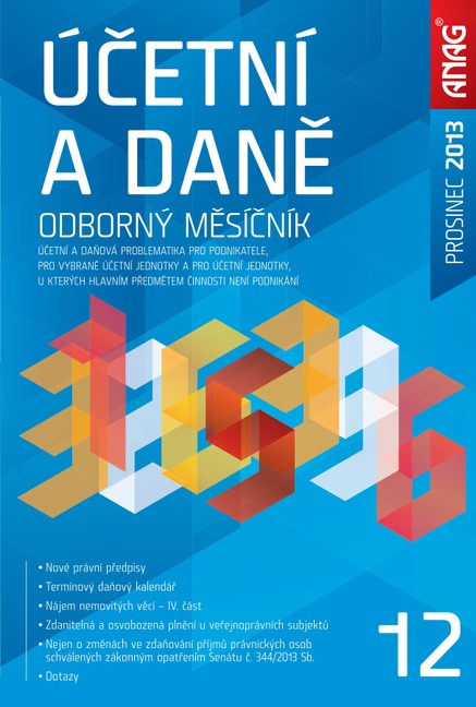 Účetní a daně 12/2013