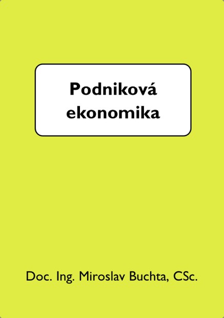 Podniková ekonomika 1. vydání