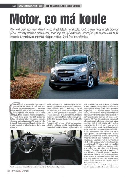 Chevrolet Trax 1,7 CDTi 4x4