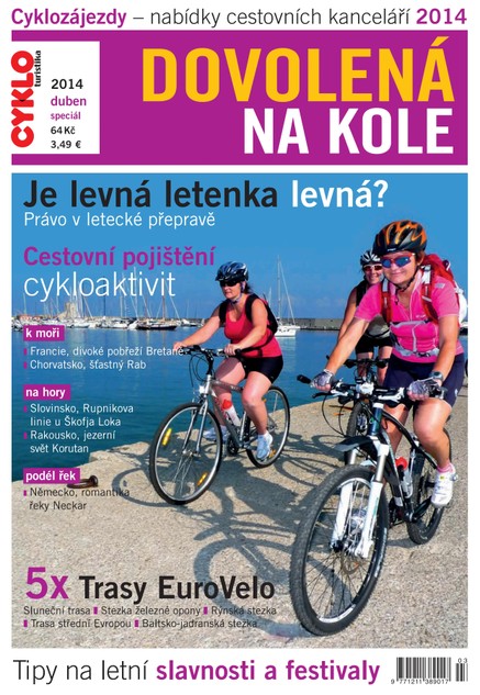 Cykloturistika Dovolená na kole 2014