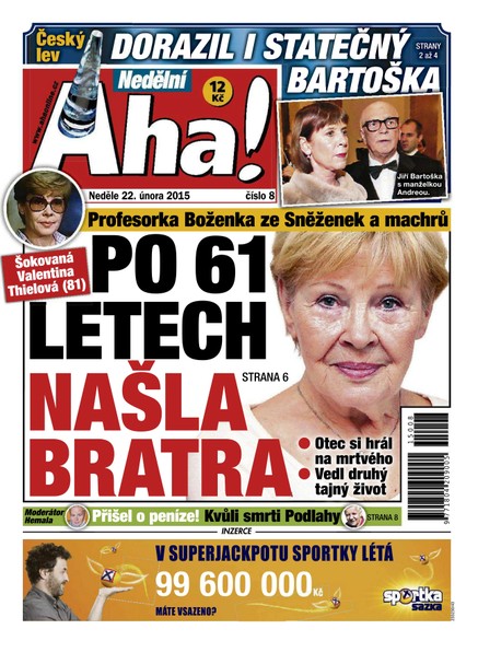 Nedělní AHA! - 22.2.2015