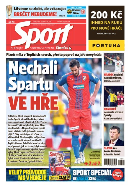 Sport - 21.4.2015