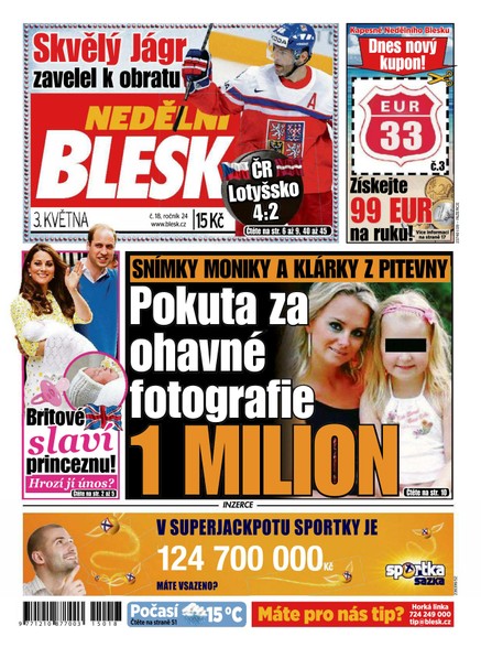 Nedělní Blesk - 3.5.2015