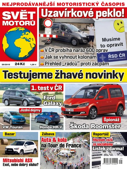 Svět motorů - 13.7.2015