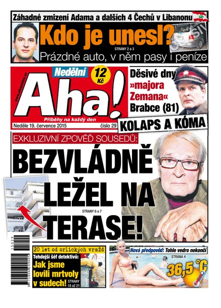 Nedělní AHA! - 19.7.2015