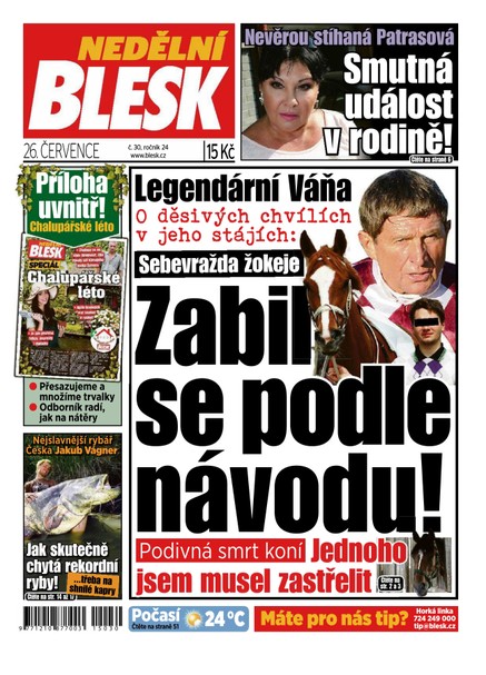 Nedělní Blesk - 26.7.2015