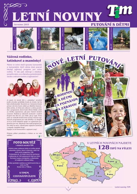LETNÍ NOVINY PRO DĚTI