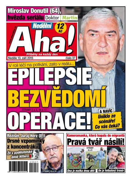 Nedělní AHA! - 13.9.2015