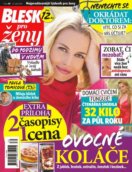 Blesk pro ženy - 21.9.2015