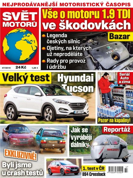 Svět motorů - 16.11.2015