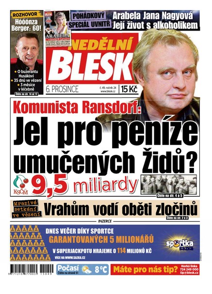 Nedělní Blesk - 6.12.2015