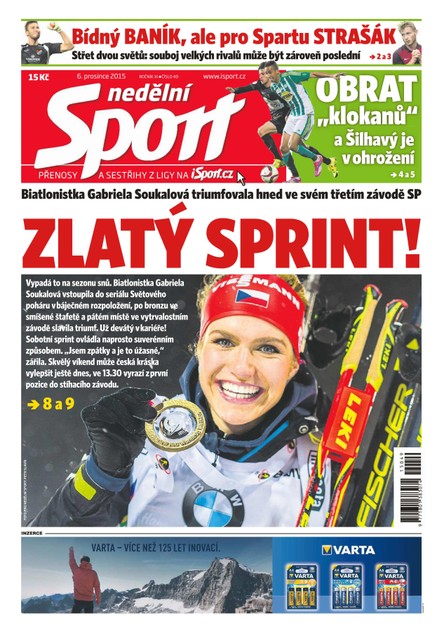 Nedělní Sport - 6.12.2015