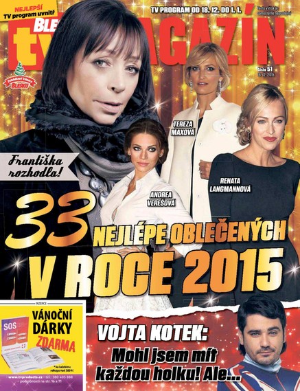 Blesk Tv magazín - 18.12.2015