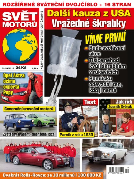 Svět motorů - 21.12.2015