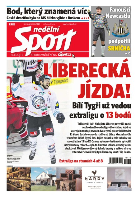 Nedělní Sport - 27.12.2015