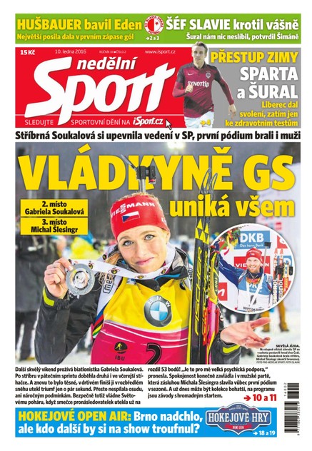 Nedělní Sport - 10.1.2016