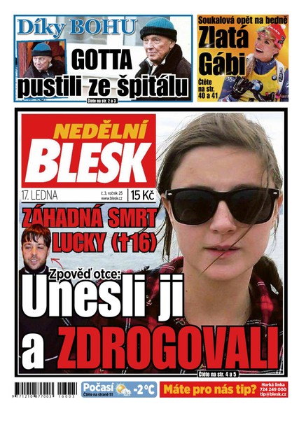 Nedělní Blesk - 17.1.2016