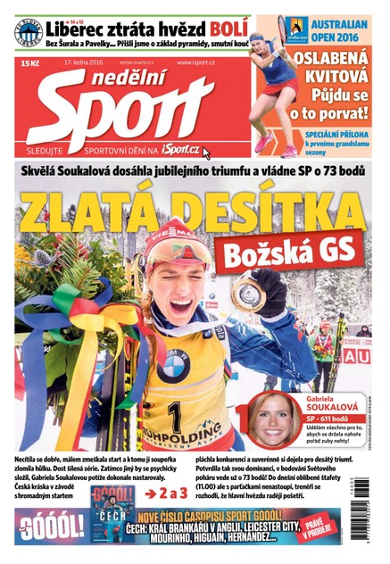 Nedělní Sport - 17.1.2016