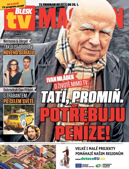 Blesk Tv magazín - 22.1.2016